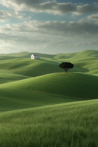 Ethereal Pastoral Surrealism style AI image example 4