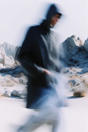 Kinetic Ghost Minimalism style AI image example 2