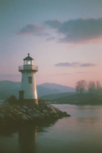 Ethereal Analog Haze style reference image — muted pastel palette