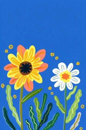 Textured Graphic Whimsy style reference image — editorial graphic style