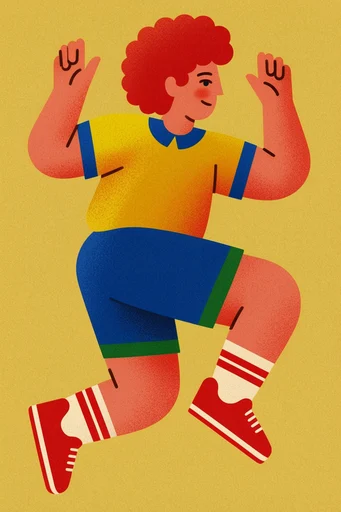 Vintage Graphic Pop moodboard — generate AI images in this style