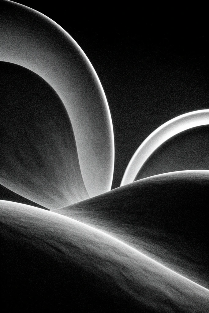 Stippled Chiaroscuro Noir style AI image example 2