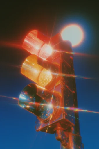 Prismatic Retro-Futuristic Dreamscape style reference image — Y2K digital surrealism