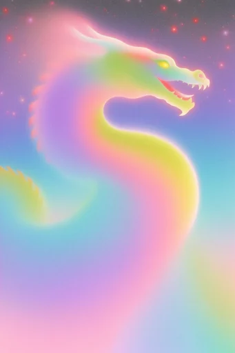 Ethereal Grain Gradient style reference image — pastel neon color blend