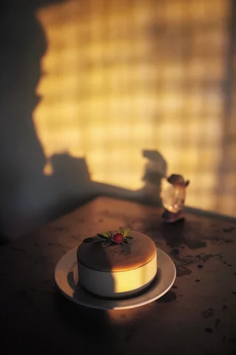 Amber Chiaroscuro Minimalism style reference image — nostalgic mood