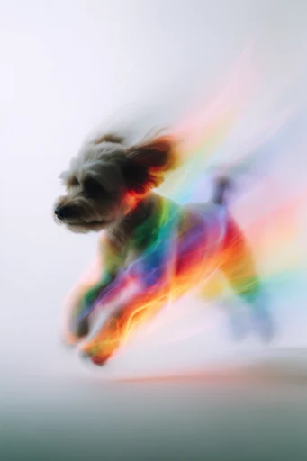 Kinetic Impressionist Motion style reference image — fluid motion trails
