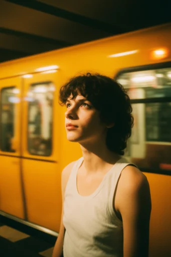 Cinematic Nocturnal Transit moodboard — generate AI images in this style