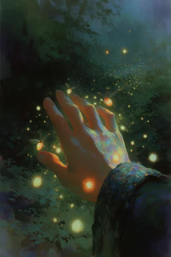 Mystical Nocturnal Romanticism style reference image — mystical forest landscape