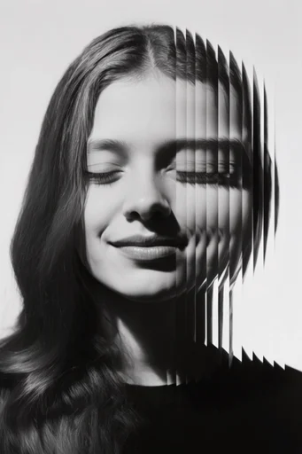 Kinetic Fragmented Realism style reference image — fragmented perspective