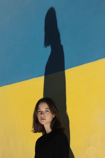 Sun-Drenched Minimalist Architecture style reference image — vibrant color blocking