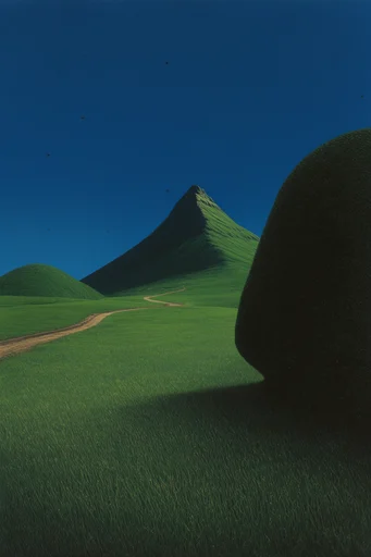 Surreal Liminal Pastoral style reference image — liminal space