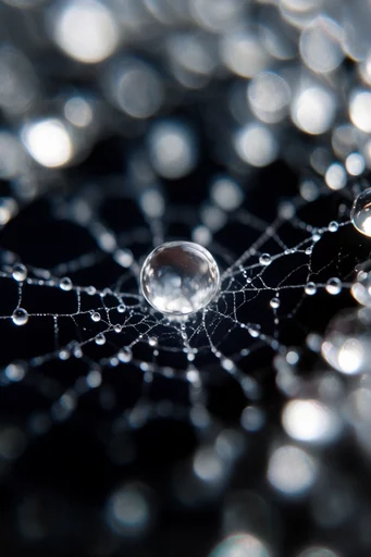 Ethereal Crystalline Luminescence style reference image — rim lighting