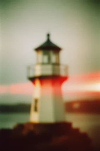 Cinematic Analog Dreamscape style reference image — chromatic aberration