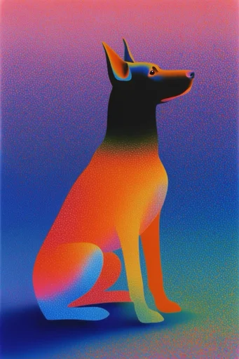 Surreal Airbrush Dreamscape style reference image — lo-fi film grain