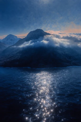 Ethereal Cosmic Abyssal style reference image — ethereal light shafts