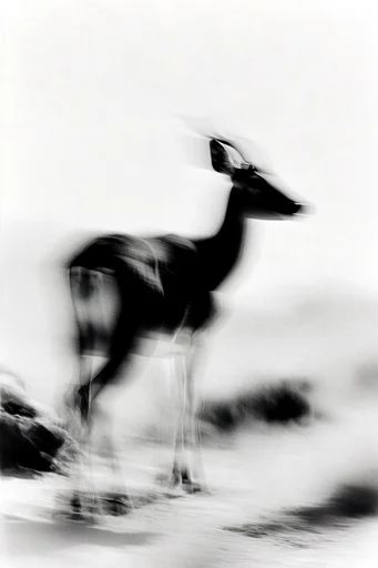 Spectral Minimalist Motion style AI image example 3