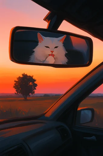 Cinematic Nocturnal Luminescence style reference image — silhouette framing