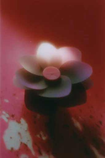 Crimson Cinematic Surrealism style reference image — soft focus