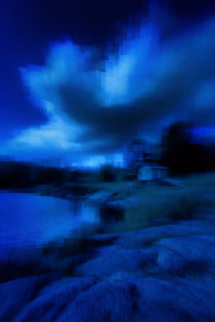 Spectral Glitch Surrealism style AI image example 2