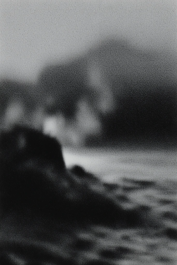 Ethereal Grain Noir style AI image example 2