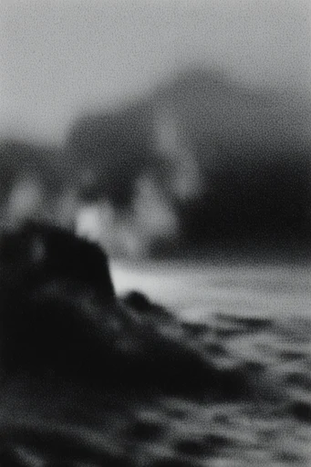 Ethereal Grain Noir style AI image example 2