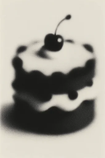 Gritty Monochromatic Noir style reference image — soft-focus noir
