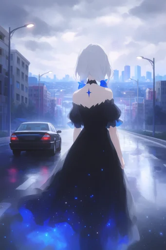 Luminous Celestial Anime style reference image — celestial anime fantasy