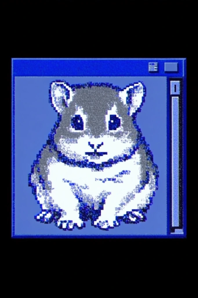 Retro Digital Artifacts style AI image example 3