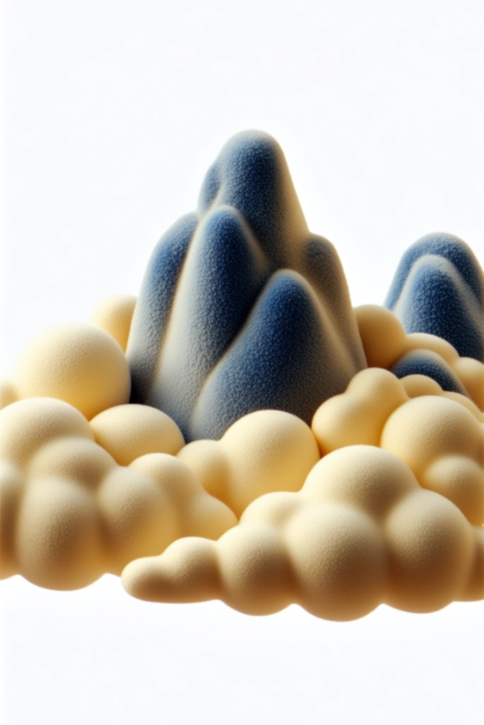 Tactile Monochrome Minimalism style AI image example 2