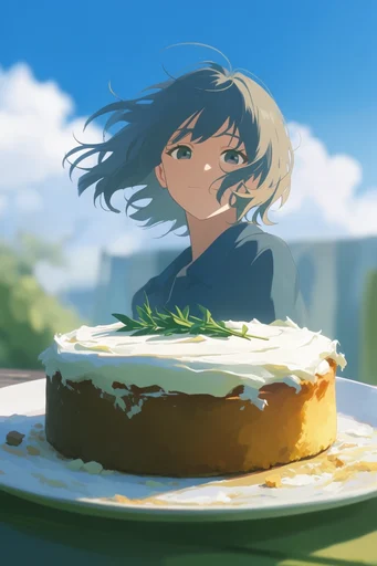 Vibrant Summer Anime style reference image — nostalgic summer atmosphere