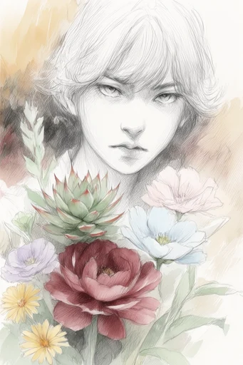 Raw Monochrome Sketchwork style reference image — sketchbook style