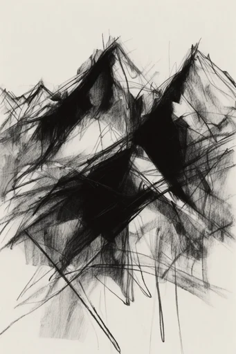 Raw Monochromatic Noir style reference image — high-contrast monochrome