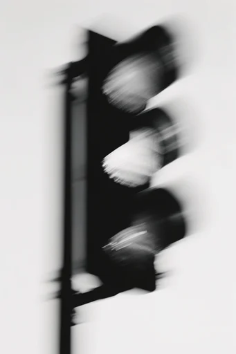 Kinetic Monochrome Minimalism style reference image — intentional motion blur