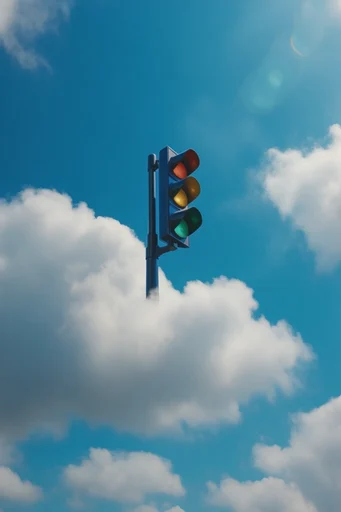 Surreal Cloudscape Dreamscapes style reference image — vibrant blue sky