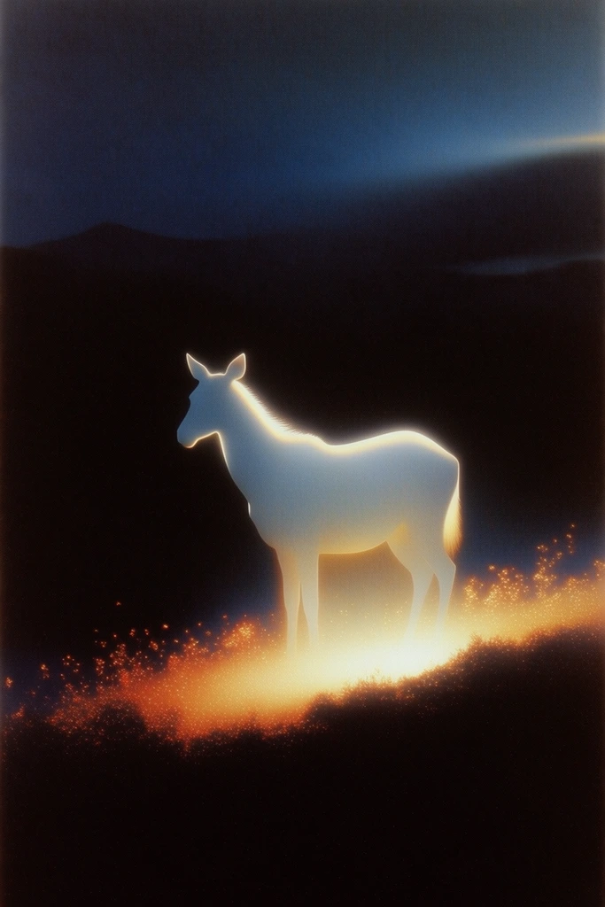 Cinematic Nocturnal Chiaroscuro style AI image example 3