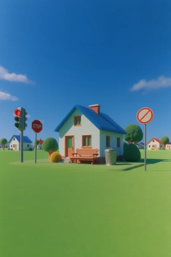 Surreal Liminal Pastoral style reference image — liminal space
