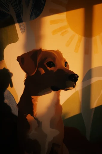 Amber Cinematic Shadowplay style reference image — dramatic silhouette