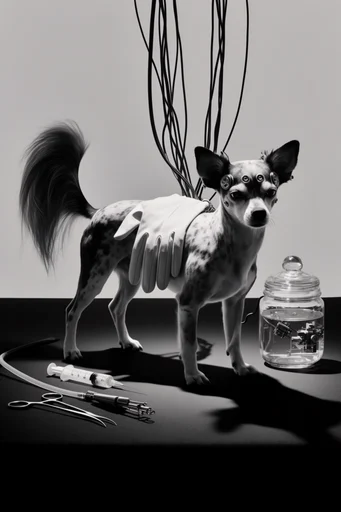 Surreal Chrome Futurism style reference image — biomorphic futurism