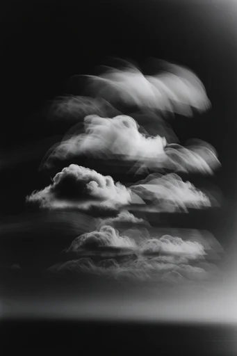 Monochromatic Kinetic Surrealism style reference image — chiaroscuro lighting