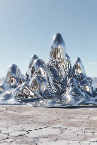 Ethereal Liquid Refraction style reference image — fluid dynamics