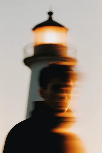 Thermal Noir Graphicism style reference image — minimalist silhouette