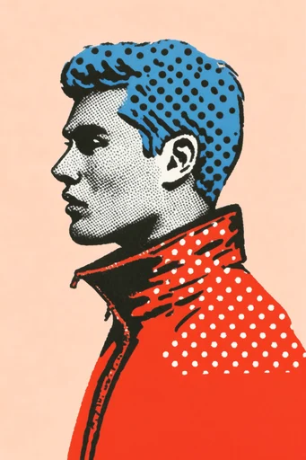 Textured Retro Graphic Pop moodboard — generate AI images in this style