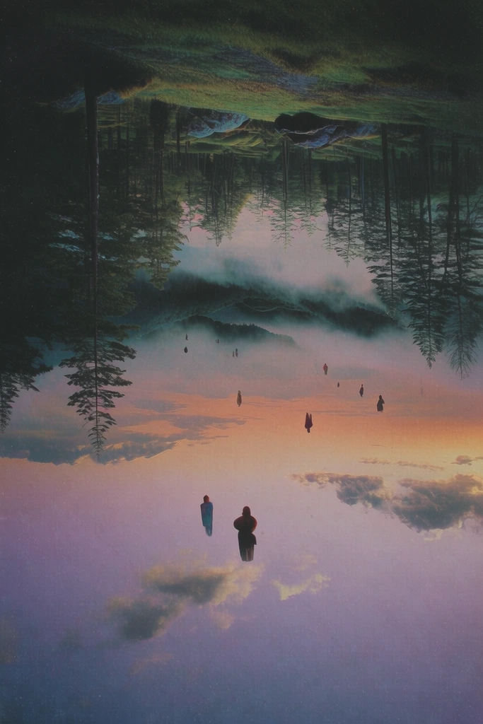 Ethereal Twilight Surrealism style AI image example 2