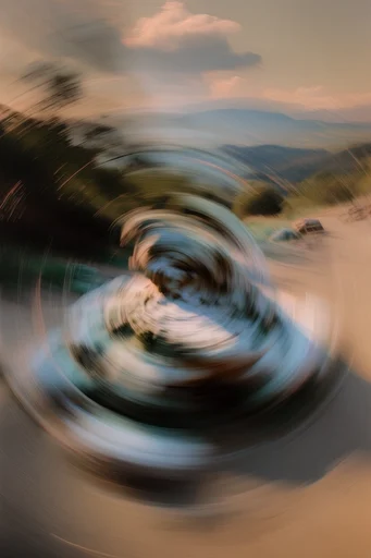 Kinetic Temporal Motion style reference image — motion blur