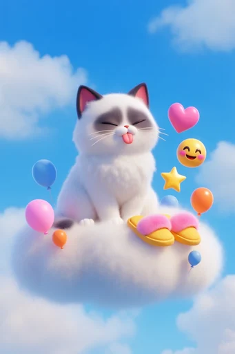 Surreal Pastel Dreamcore style reference image — cute pop-art influence