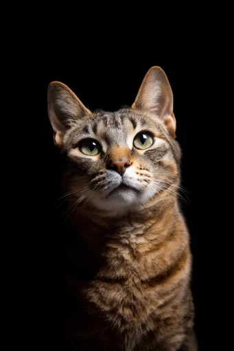Dramatic Naturalist Chiaroscuro style reference image — intimate studio portrait
