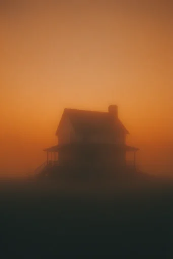 Amber Atmospheric Solitude style AI image example 4