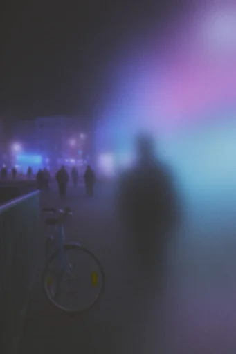 Luminous Spectral Haze style reference image — extreme soft focus