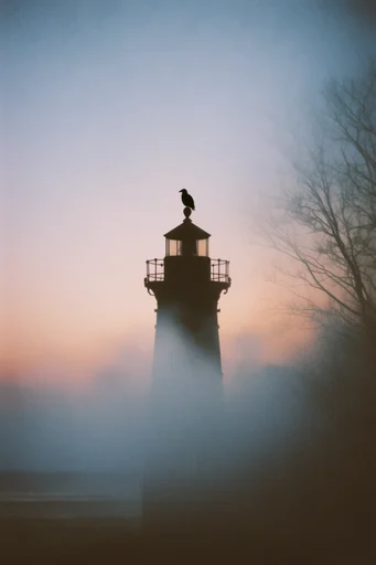 Ethereal Twilight Surrealism style reference image — soft-focus dreamscape