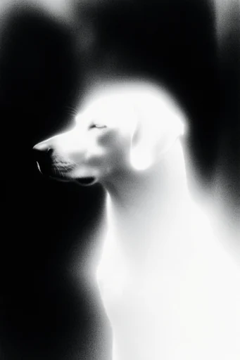 High-Contrast Ethereal Noir style reference image — vintage cinematic texture